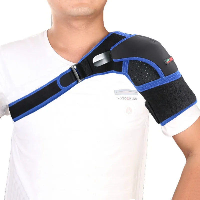 Shoulder Brace with Pressure Pad Neoprene Shoulder Support for Rotator Cuff AC Joint Dislocated Shoulder Compression Sleeve