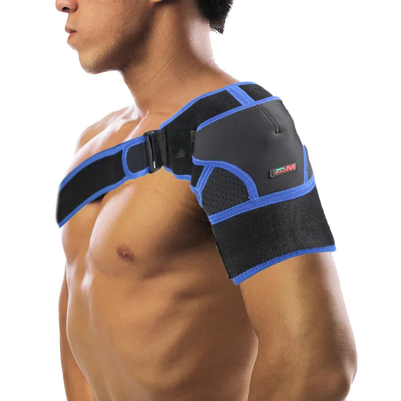 Shoulder Brace with Pressure Pad Neoprene Shoulder Support for Rotator Cuff AC Joint Dislocated Shoulder Compression Sleeve