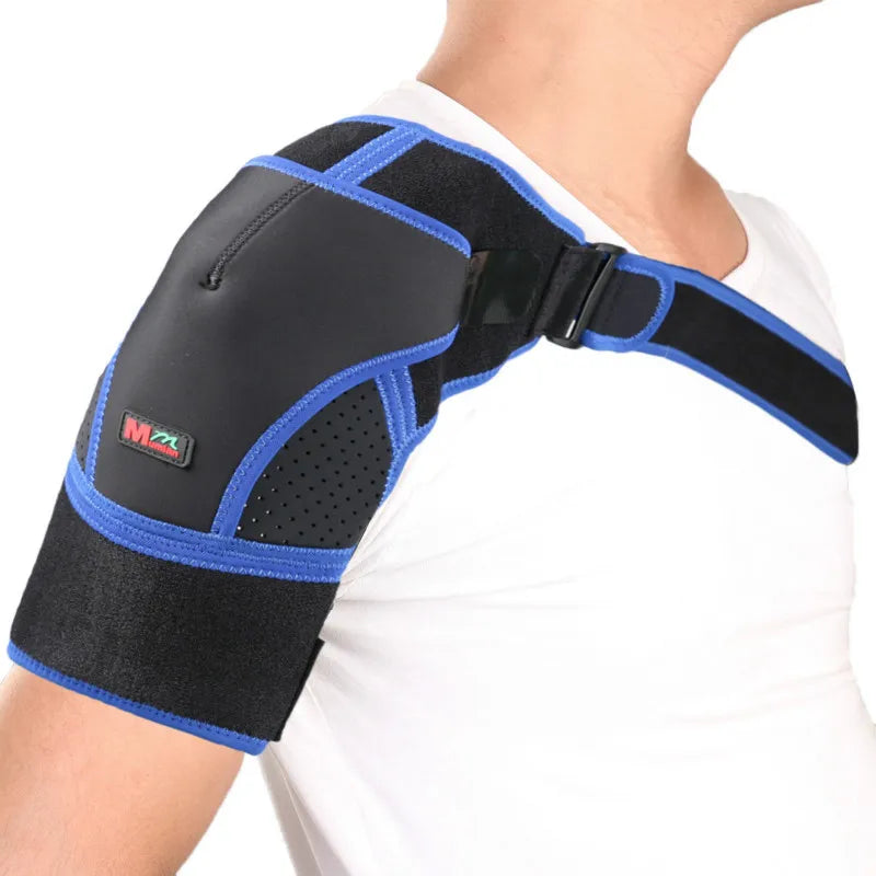 Shoulder Brace with Pressure Pad Neoprene Shoulder Support for Rotator Cuff AC Joint Dislocated Shoulder Compression Sleeve