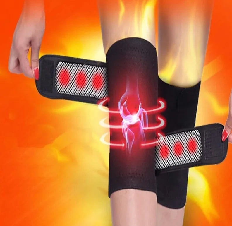 Tourmaline Magnetic Self Heating Knee Pad Therapy Orthopedic Support Belt Adjustable Braces for Arthritis Pain Massager