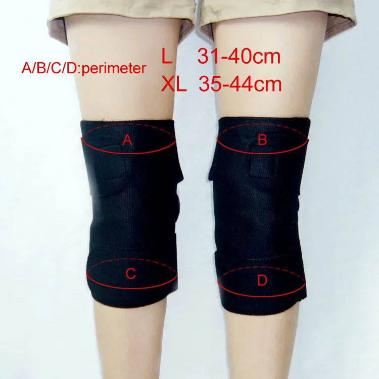 Tourmaline Self Heating Kneepads Magnetic Therapy Knee Support Tourmaline Heating Belt Knee Massage Relieve Knee Pain