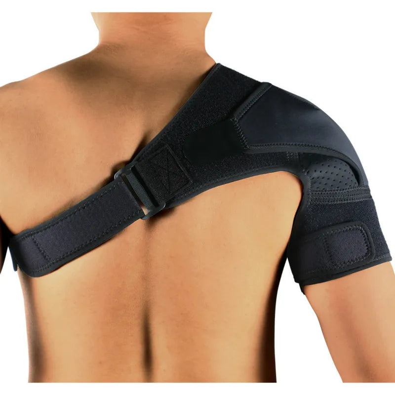 Shoulder Brace with Pressure Pad Neoprene Shoulder Support for Rotator Cuff AC Joint Dislocated Shoulder Compression Sleeve