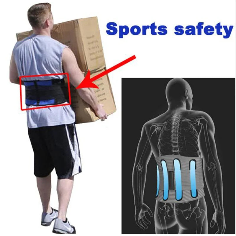 Big Size 5XL 6XL Lower Back Support Brace Male Waist Back Posture Corrector Female Waist Support Belt Prevent Slouching Back