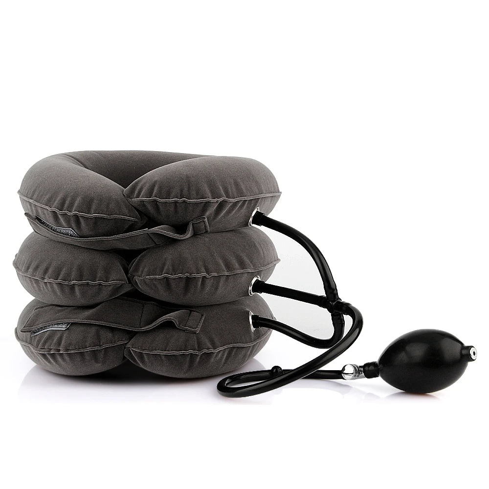 Cervical Neck Traction Medical Correction Device Cervical Support Posture Corrector Neck Stretcher Relaxation Inflatable Collar