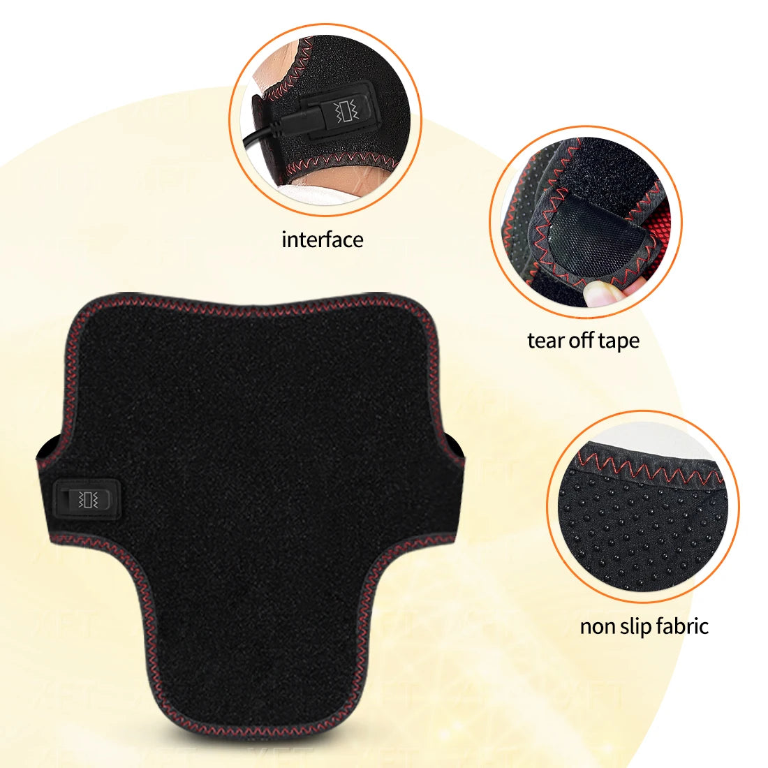 Tourmaline Self-heating Neck Belt Neck Support Massager 1Pcs Protection Spontaneous Heating Belt Health Care Dropship