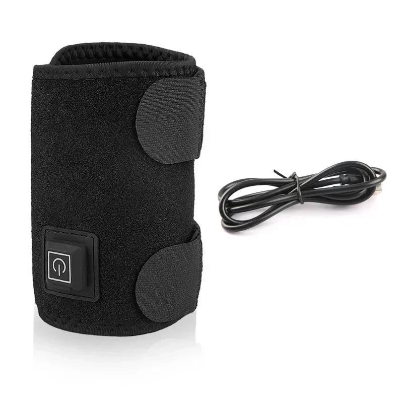 2/1PCS Electric Heated Knee Massager Brace Adjustable 3 Gear Temperature Elbow Protector Hot Compress Shoulder Protective Belt
