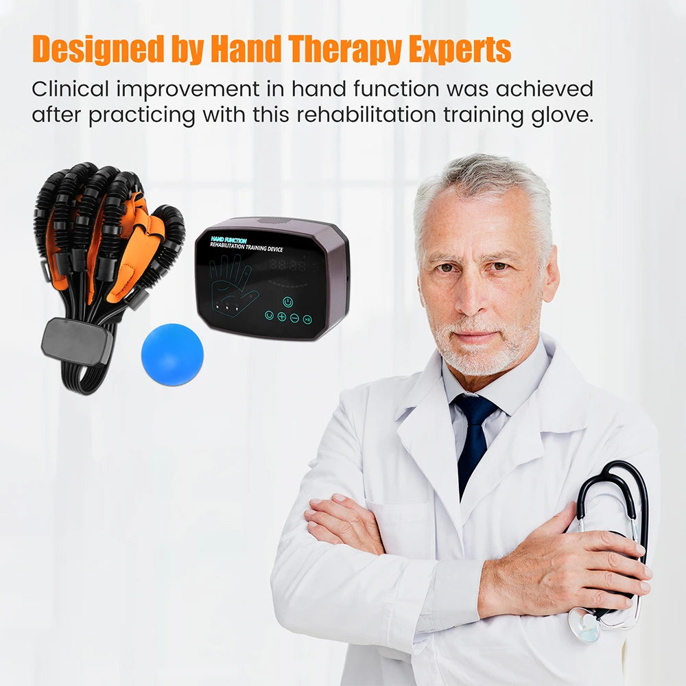Rehabilitation Robot Glove Hand Device Finger Training Massage Gloves Stroke Hemiplegia Rehabilitation Hand Function Recovery