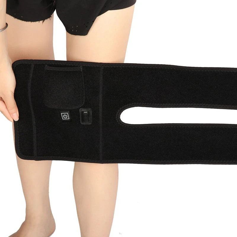 Electric Heated Knee Massager Knee Brace Adjustable Heated Knee Pad Legs Warm Winter Thermal Knee Support Arthritis Pain Relief
