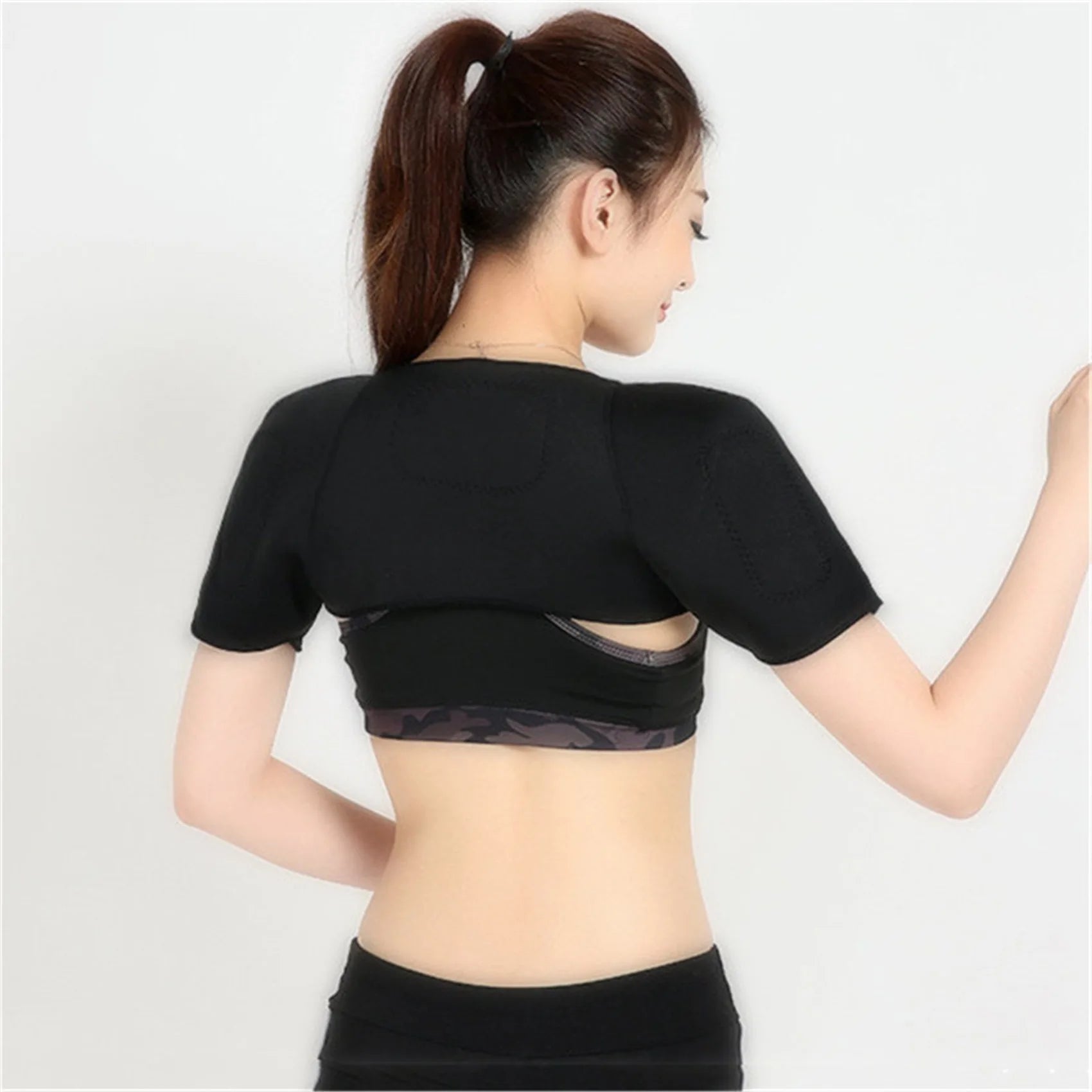 Self-heating Tourmaline Therapy Pad Magnetic Heated Belt Shoulder Protector Support Brace Pain Relief Health Accessory