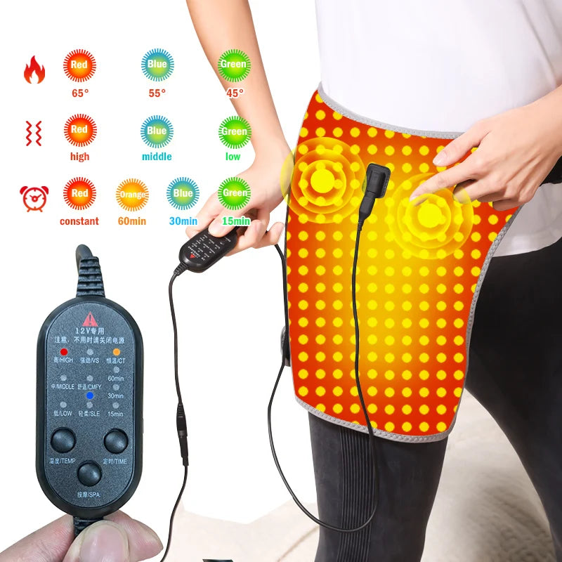 Red Light Heating Massage Hip Support 3 Vibration Brace for Joint Pain Relief Muscle Relaxation Arthritis And Fatigue Recovery