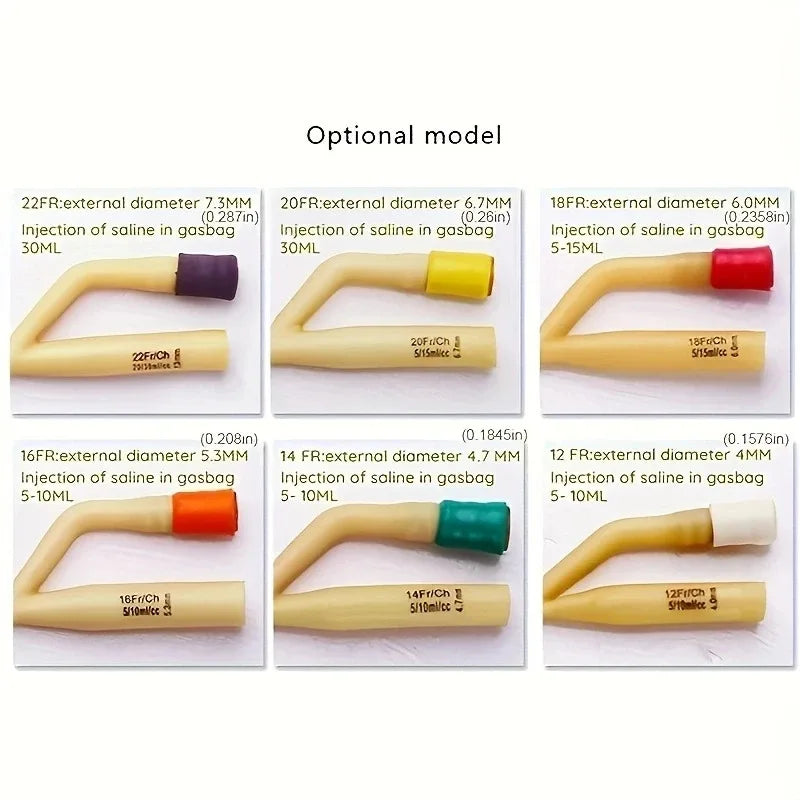 10 pcs/box Urincatheter Medical Two-way Latex Foley Catheter Urine Catheter