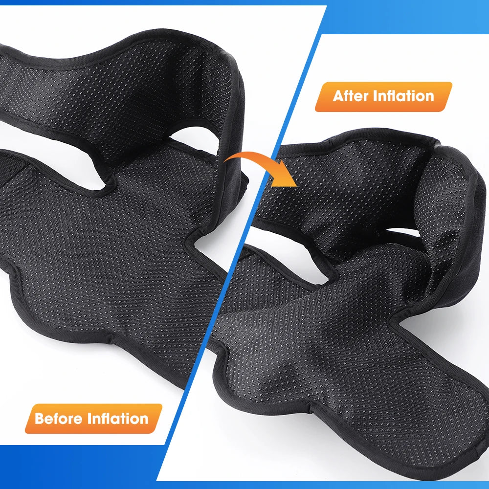 Portable Foot Massager with Heat, Cordless Ankle Massage for Plantar Fasciitis, Swelling, Compression Boot for Circulation