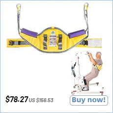 Ehucon Sit to Stand Lift Sling Divided Leg Design Leg Straps and Back Support,Transfer Sling for Elderly Mobility Aid 500lbs