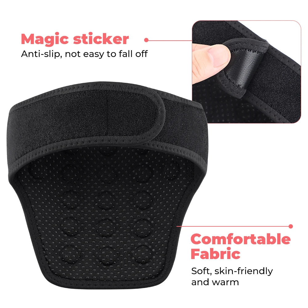 Self-Heating Neck Support Brace 19 Magnets Stone Cervical Massage for Relaxation and Warmth Pain Relief Support Belt Reusable