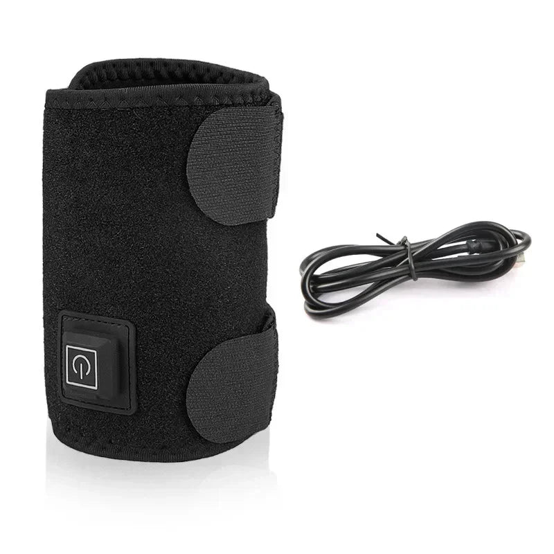 2/1PCS Electric Heated Knee Massager Brace Adjustable 3 Gear Temperature Elbow Protector Hot Compress Shoulder Protective Belt