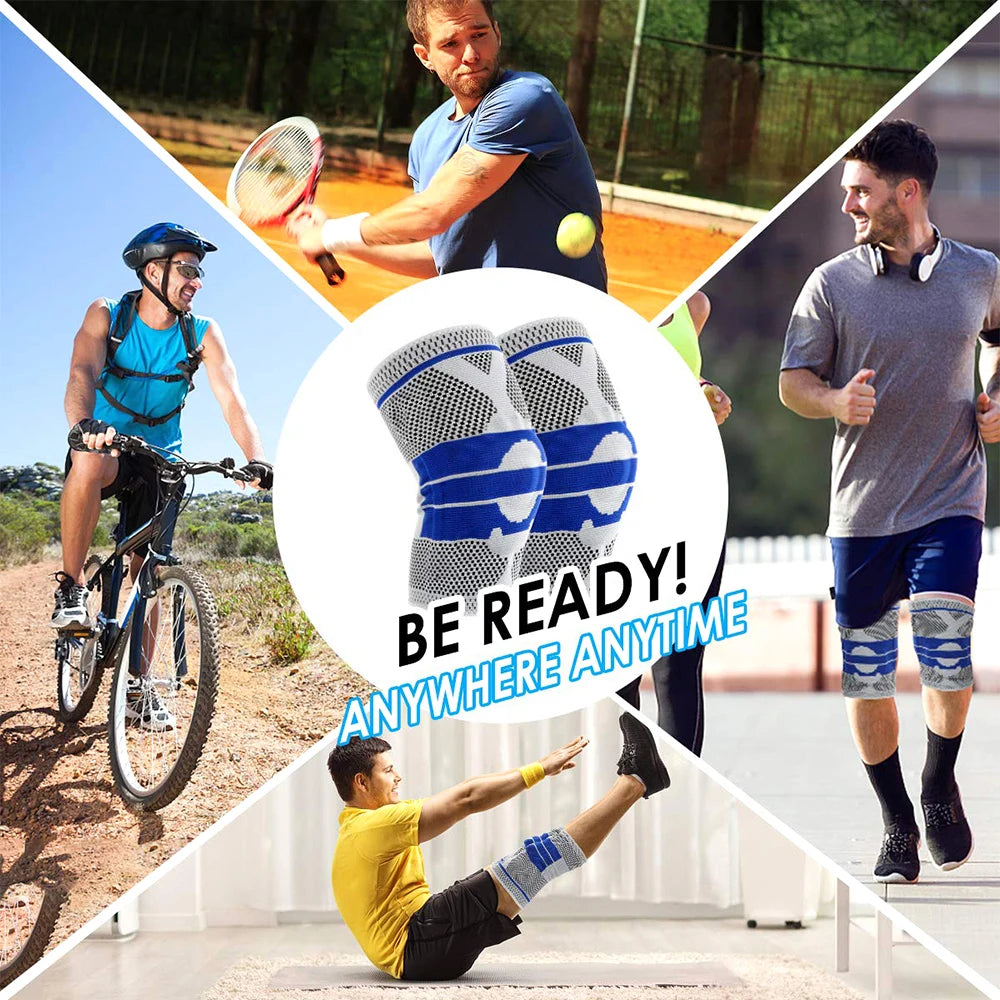 Medical Knee Brace Support Compression Sleeve Joint Recovery Arthritis Pain Relief Running Workout Sports Knee Pad
