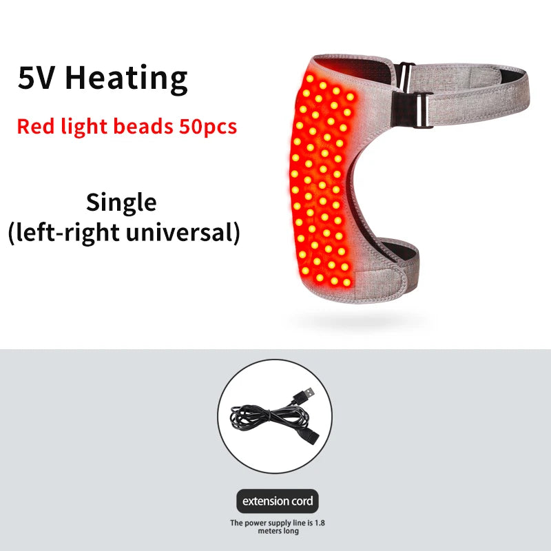 Red Light Heating Massage Hip Support 3 Vibration Brace for Joint Pain Relief Muscle Relaxation Arthritis And Fatigue Recovery