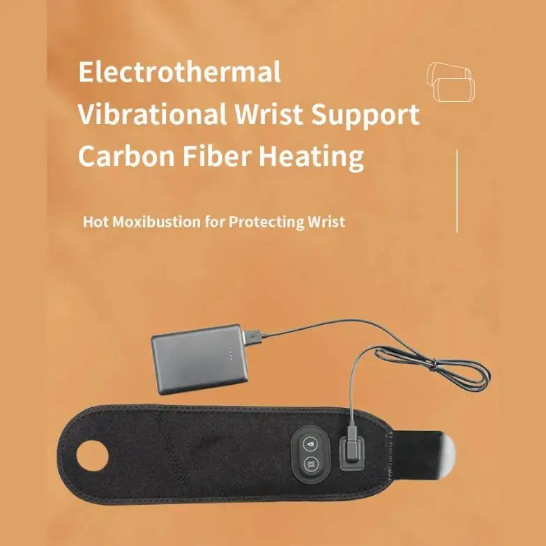 Electric Wrist Brace and Ankle Brace with Adjustable Hot Compress Massage Ankle Guard Band Carpal Tunnel Foot Protection Support