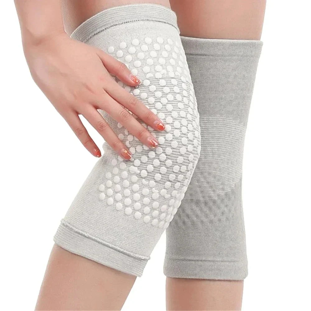 1Pair New Self Heating Knee Braces Sleeve Tourmaline Knee Support Far Infrared Keep Warm Knee Pads
