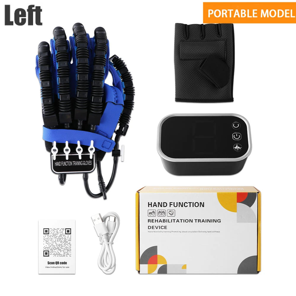 Hand Training Device Rehabilitation Robot Gloves Finger Exerciser Orthosis for Stroke Hemiplegia Cerebral Infarction Patient