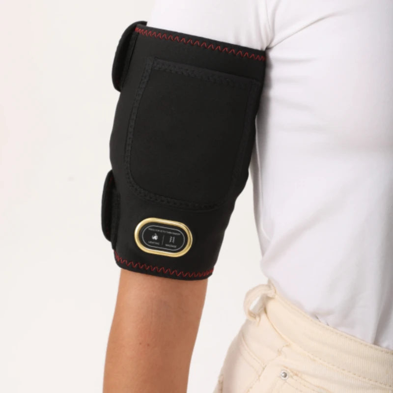 Heating Pad Arm Heated Wrap Brace for Wrist Elbow Arm Knee Ankle Leg 3 Heat Settings Cordless Wireless Timer USB Powered Winter