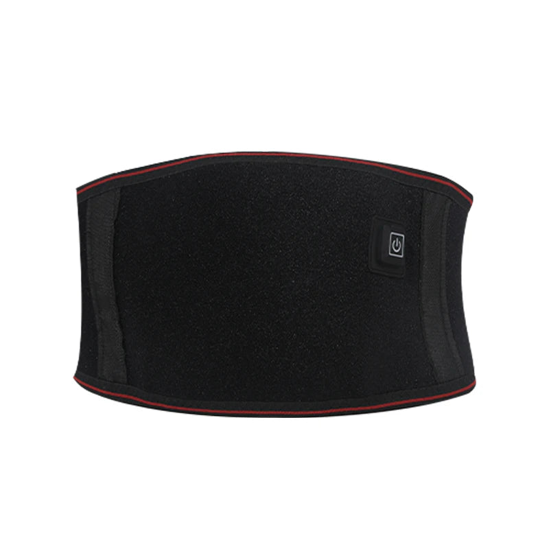1PC Electric Heated Waist Support Brace Pain Relief Lumbar Heating Pad USB Charging Magnetic Therapy Back Waist Massage Band