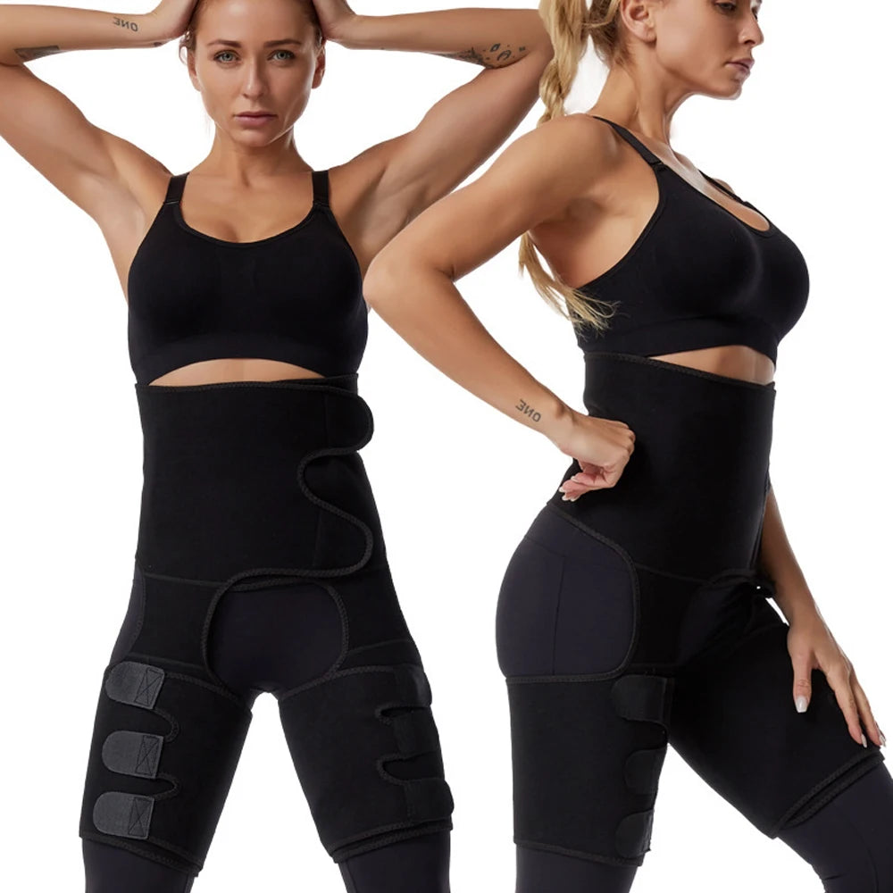 1 Piece Neoprene Slim Thigh Trimmer Leg Shapers Slimming Belt Waist Trainer Sweat Shapewear Fat Burning Compress Belt for Women