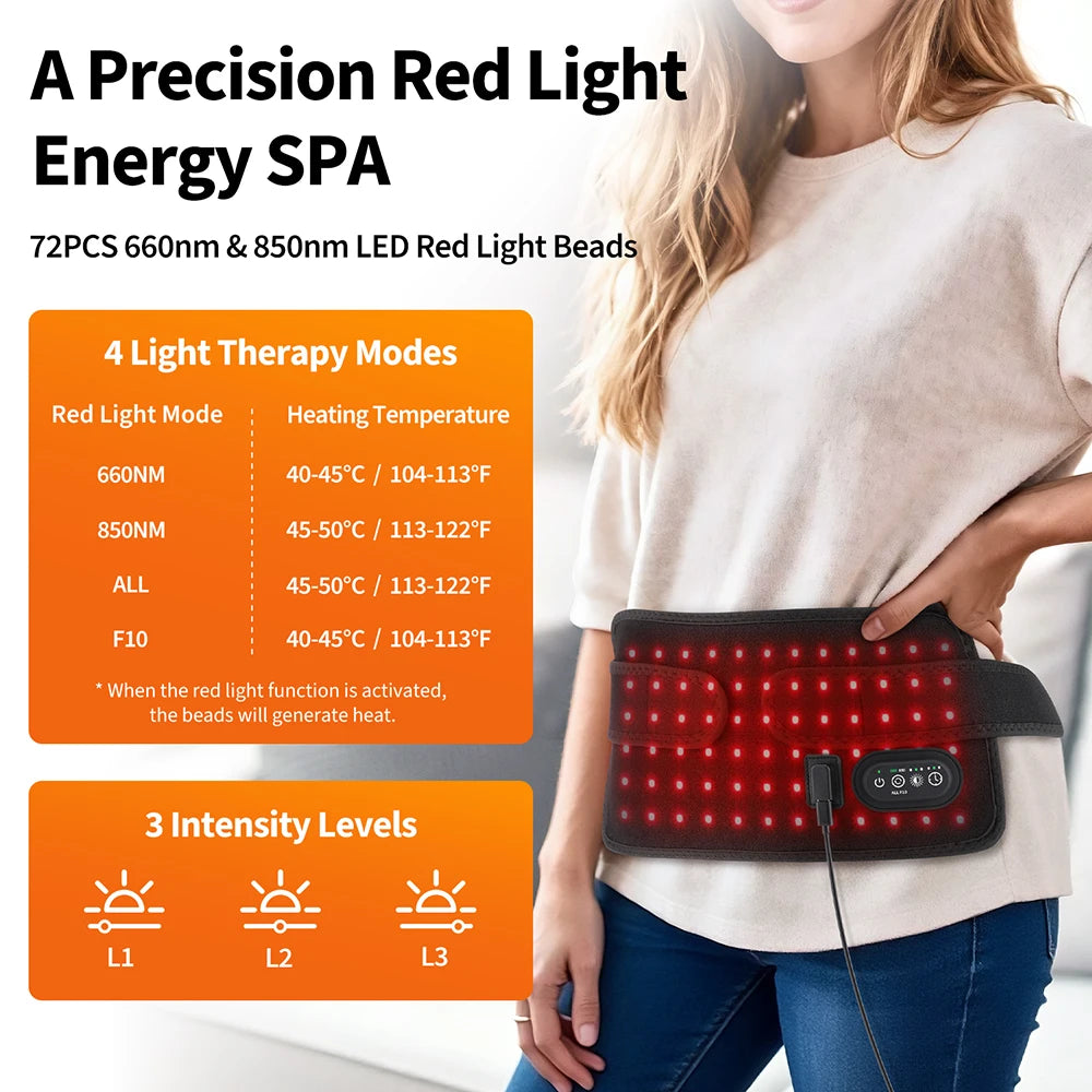 660nm 850nm Near Infrared Light Machine Four Professional Modes Home Use Full Body Skin Care Beauty Tool