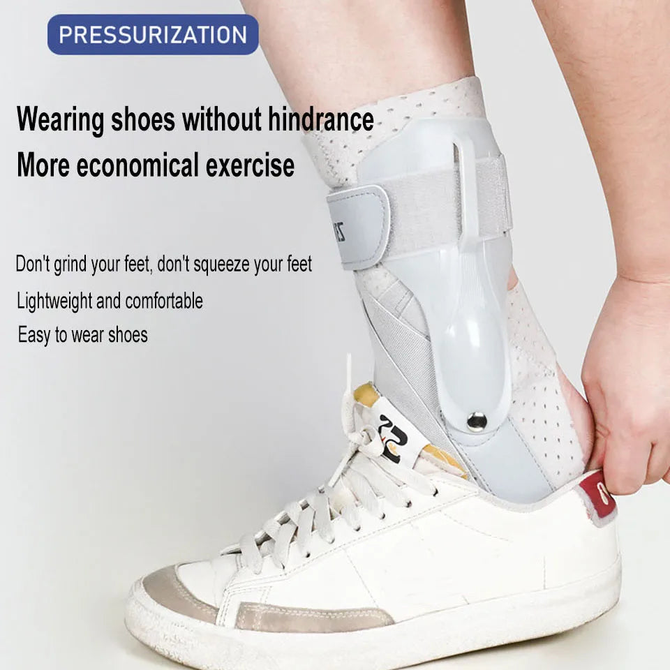 AOLIKES 1PCS Ankle Sprained Support Brace Ankle Splint Stabilizer Protect for Sprained Ankle Injury Recovery Achilles Tendonitis