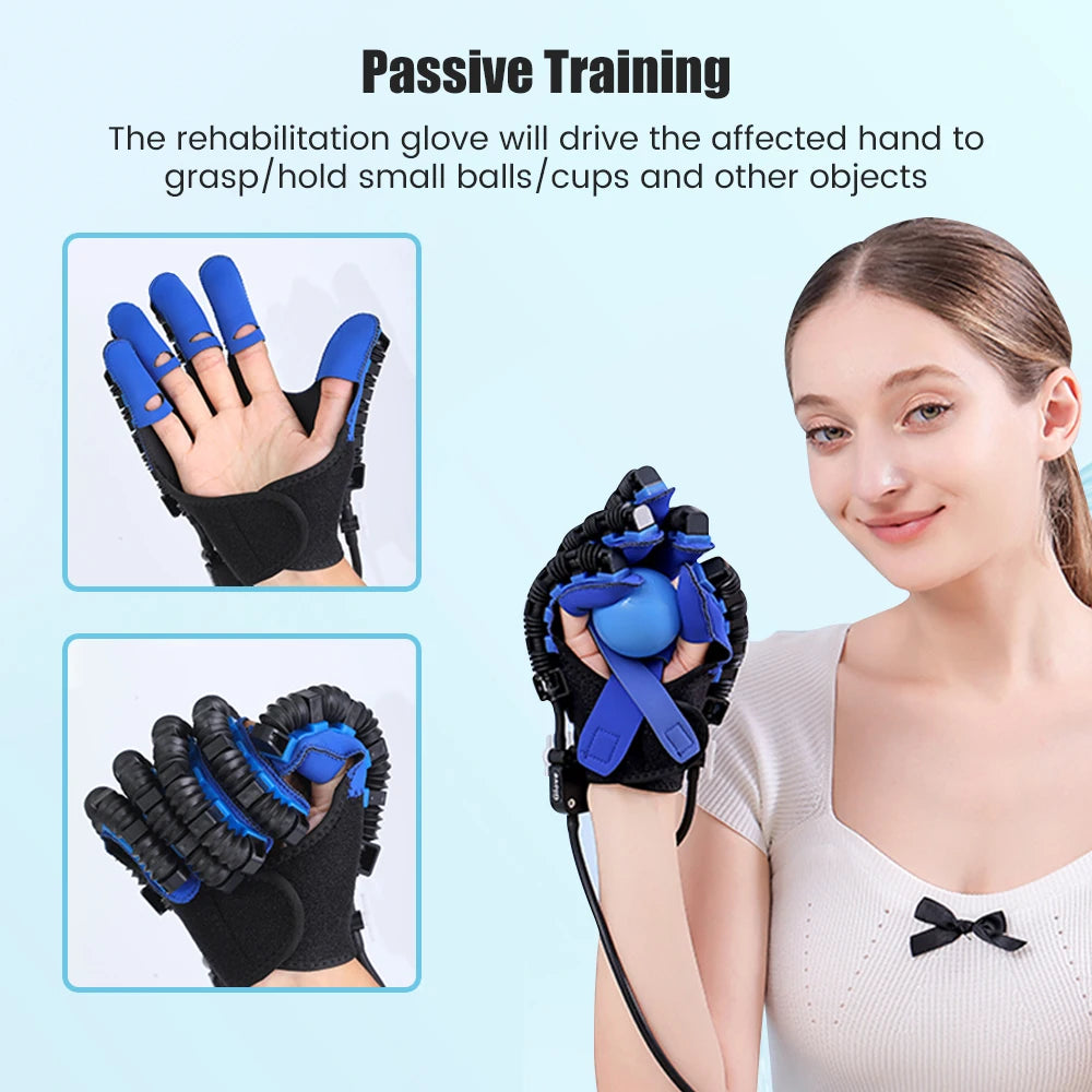 Hemiplegia Robot Gloves Hand Exercise Tool for Stroke Patient Robotic Rehabilitation Glove Cerebral Infarction Paralyzed Recover