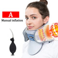 Inflatable Neck Traction Device Neck Hot Compress Cervical Vertebra Tractor Support Stretcher Posture Corrector Cervical Collar