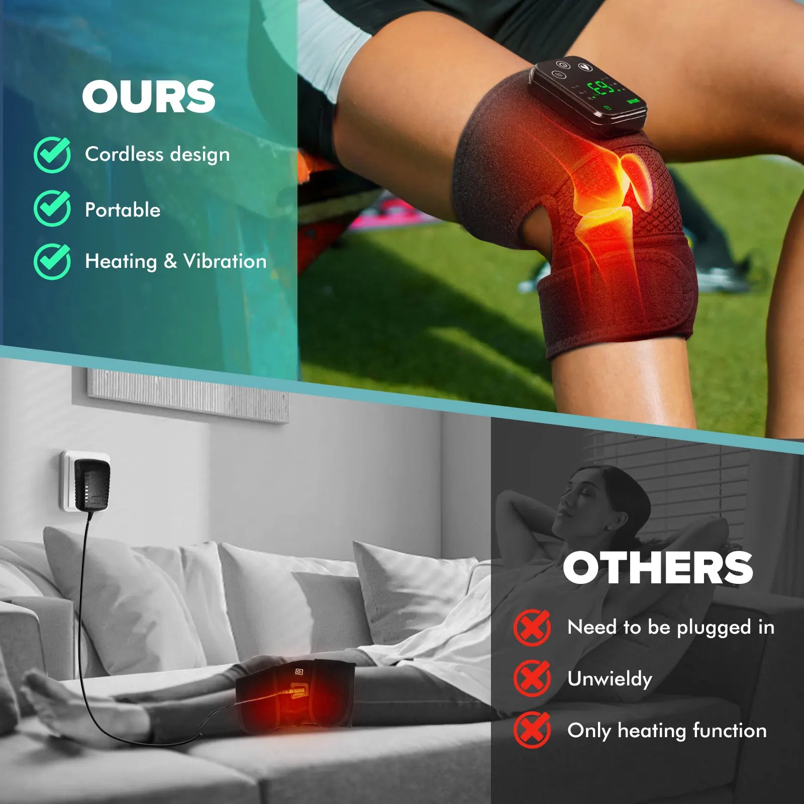 Electric Heating Heated Shoulder Brace Wrap Shoulder Massage Support Belt Strap with Adjustable of Heating Arm Muscle Relaxation