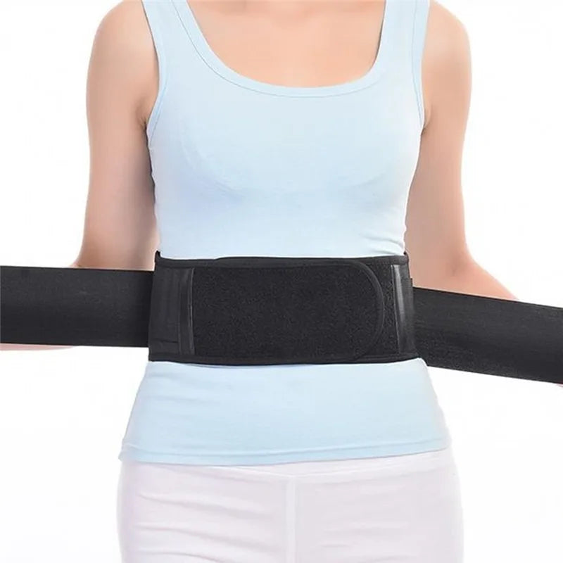 Back Waist Support Belt Adjustable Tourmaline Self Heating Magnetic Therapy Lumbar Brace Massage Band Health Care