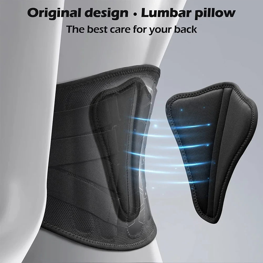 Back Brace for Lower Back Pain, Sciatica, Herniated Disc, Scoliosis, Back Support Belt with Soft Pad, Lightweight Lumbar Support