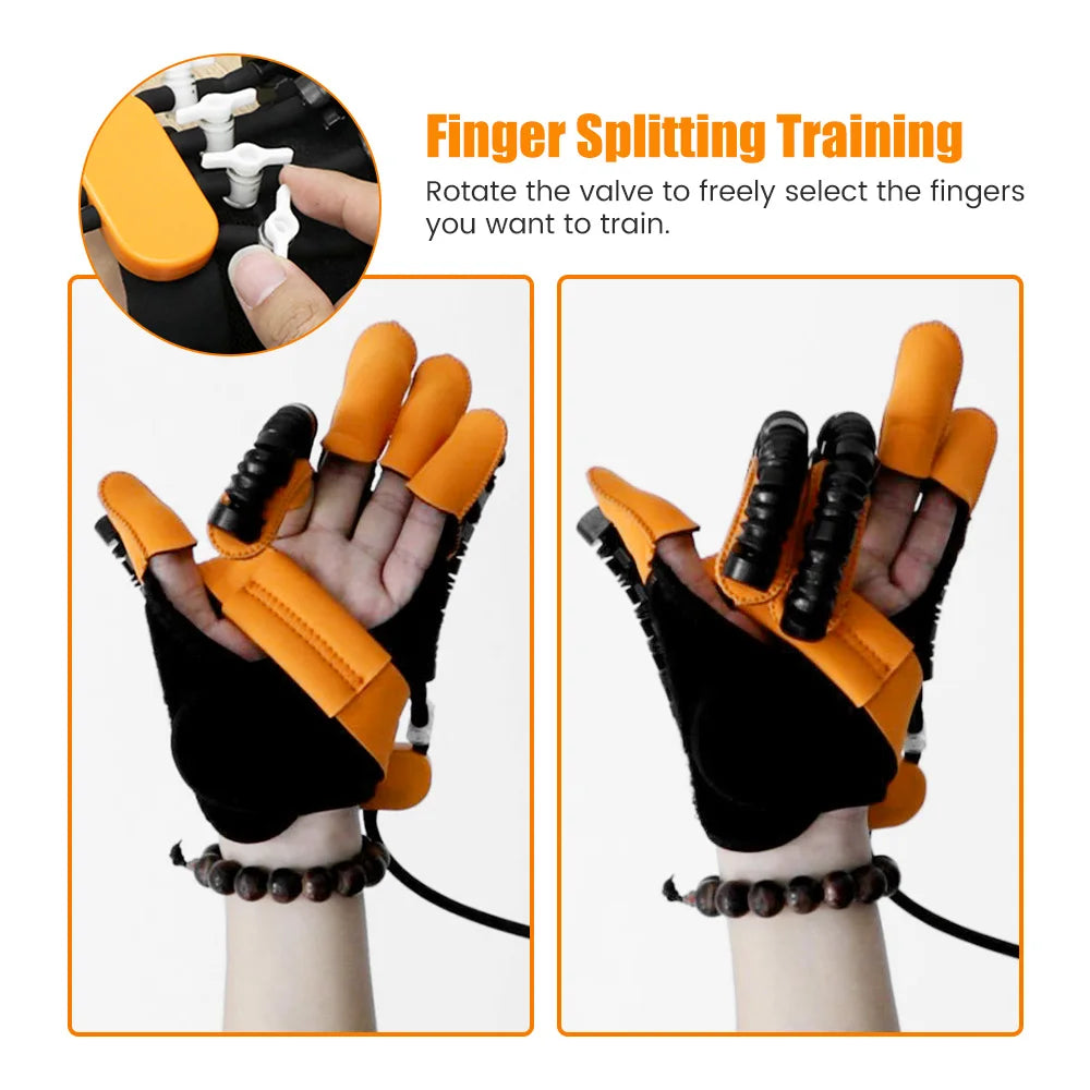 Robot Gloves Hand Rehabilitation Automatic Hand Trainer Rehabilitation Rehab Theraphy Hemiplegia Gloves Finger Trainer Stroke