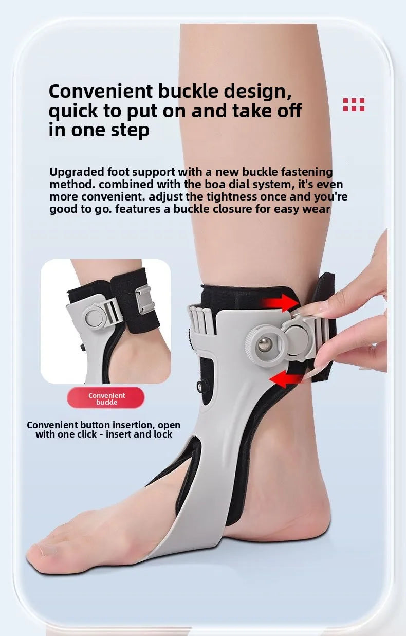Rotary Knob Buckle Style Fixed Airbag Ankle Support Sports Joint Sprain Rehabilitation Correction Protective Gear Cross-Border