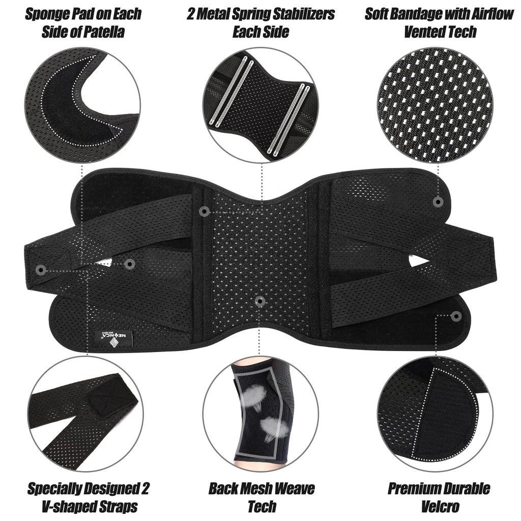 Meniscus Tear Knee Joint Injury Recovery with Knee Joint Bracket Adjustable Knee Joint Protective Sleeve for Sports Anti-sprain