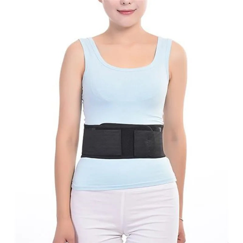 Back Waist Support Belt Adjustable Tourmaline Self Heating Magnetic Therapy Lumbar Brace Massage Band Health Care