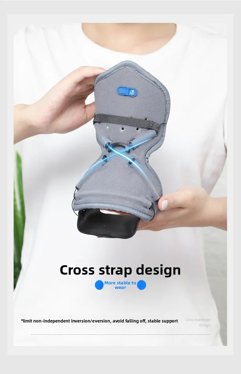 New Stroke Hemiplegia Rehabilitation Equipment Correction Varus Shoes Ankle Fixed Support Foot Ptosis Orthosis Brace