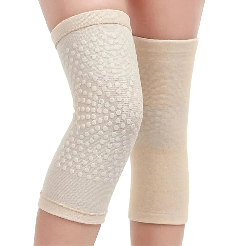 1Pair New Self Heating Knee Braces Sleeve Tourmaline Knee Support Far Infrared Keep Warm Knee Pads