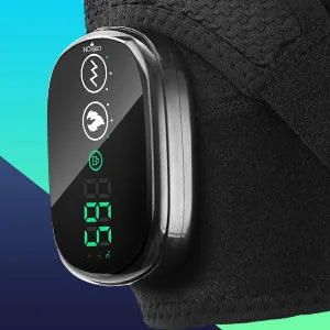 Electric Heating Shoulder Massager Brace Joint Vibration Arthritis Pain Relief LED Smart Controller Adjustable Support Belt