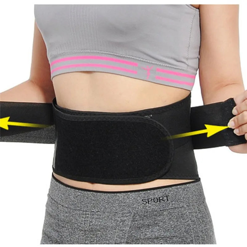 Back Waist Support Belt Adjustable Tourmaline Self Heating Magnetic Therapy Lumbar Brace Massage Band Health Care