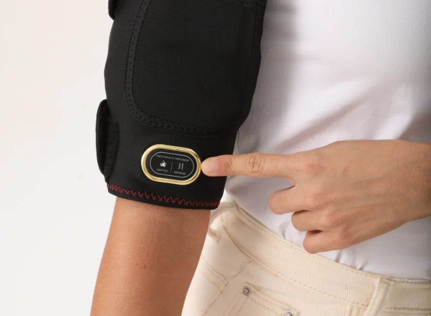 Heating Pad Arm Heated Wrap Brace for Wrist Elbow Arm Knee Ankle Leg 3 Heat Settings Cordless Wireless Timer USB Powered Winter