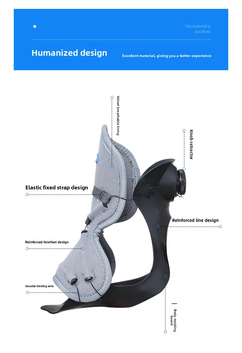 New Stroke Hemiplegia Rehabilitation Equipment Correction Varus Shoes Ankle Fixed Support Foot Ptosis Orthosis Brace