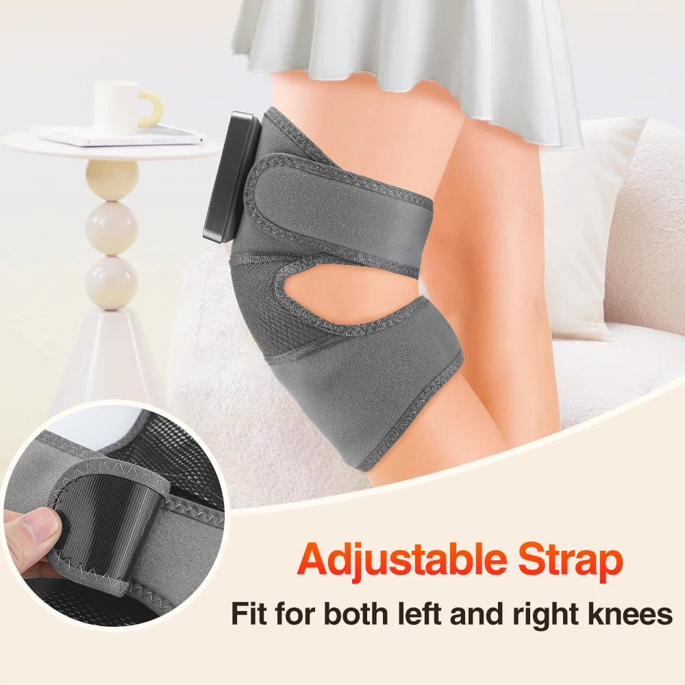 3 in 1 Cordless Thermal Knee Pad Knee Shoulder Massager Vibration Leg Arm Joint Brace Muscle Relax Joint Brace Muscle Relaxation