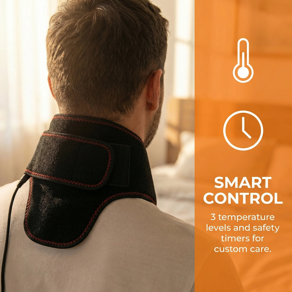 Tourmaline Self-heating Neck Belt Neck Support Massager 1Pcs Protection Spontaneous Heating Belt Health Care Dropship