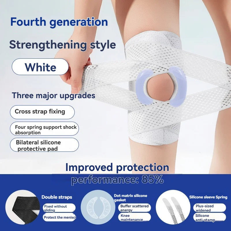 Meniscus Tear Knee Joint Injury Recovery with Knee Joint Bracket Adjustable Knee Joint Protective Sleeve for Sports Anti-sprain