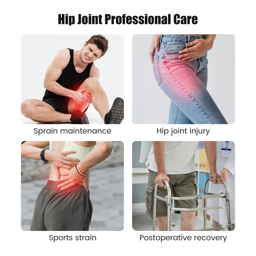 Adjustable Hip Joint Fixation Brace Orthopedic Support Bracket Hip Thigh Femoral Fracture Lower Limb Paralysis Rehabilitation