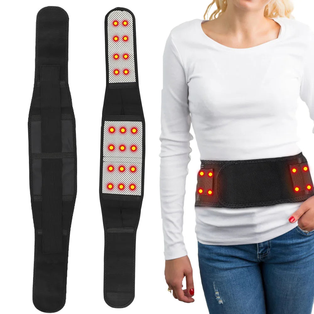 Self Heating Lower Back Supports Magnetic Breathable Waist Bandage Back Waist Belt Tourmaline Waist Brace Support Belt Band