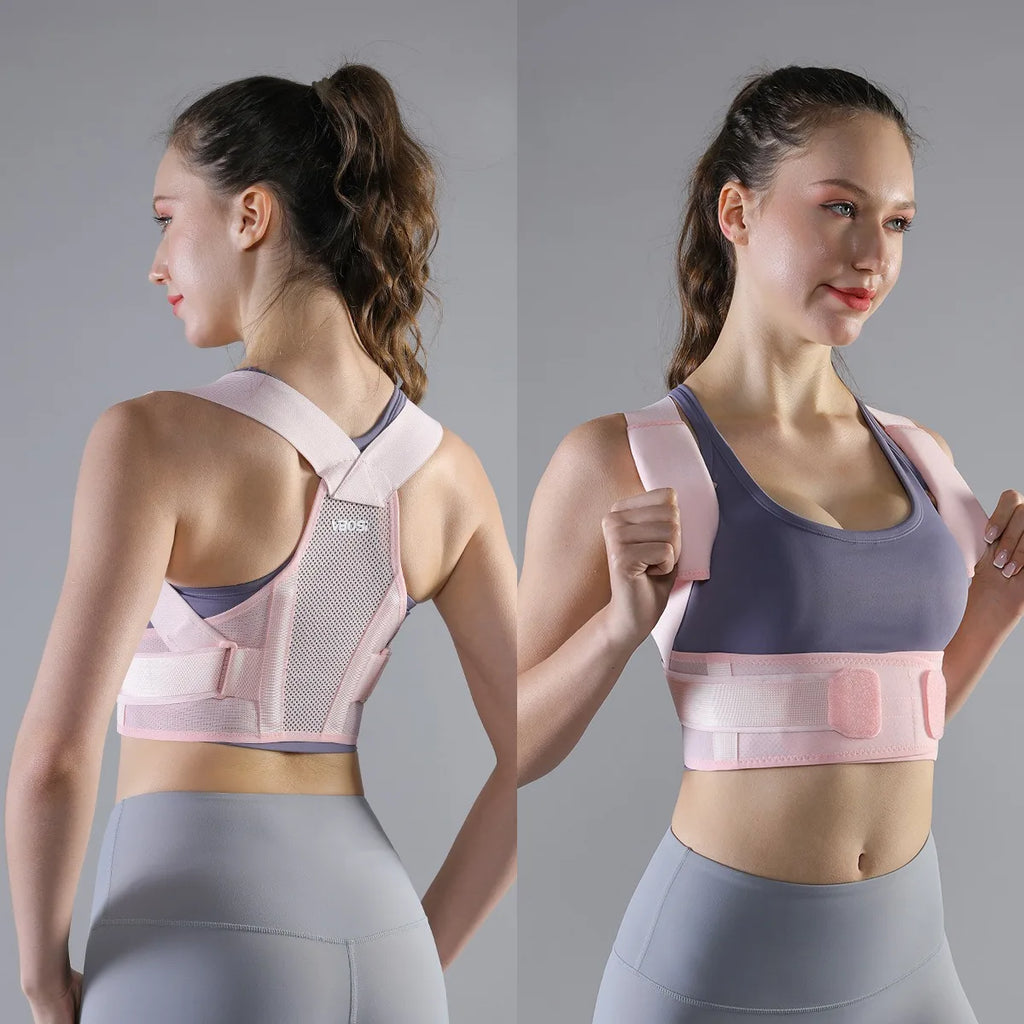VBSOI Breathable Posture Corrector for Men Women Adjustable Back Support Belt for Slouching & Shoulder Pain Relief